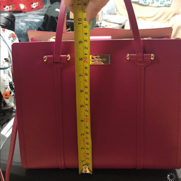 Bright Pink Kate Spade Purse - Picture 8 of 8